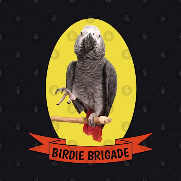 Birdie Brigade Congo African Grey Parrot by Einstein Parrot